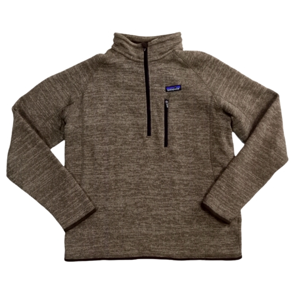 Patagonia Men's 1/4 Zip Better Sweater Fleece Lined Brown Size Large